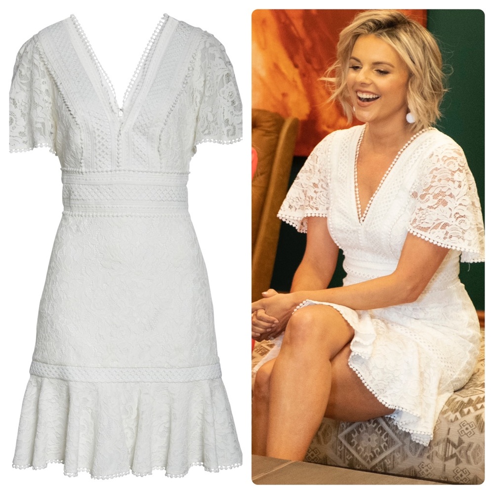 Eliza J Flounce Lace Dress - Picture 4 of 7